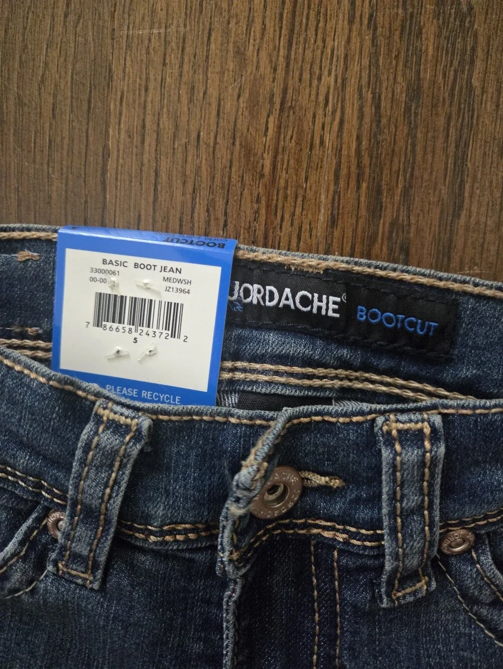 New Jordache Girls 5R Bootcut Jeans